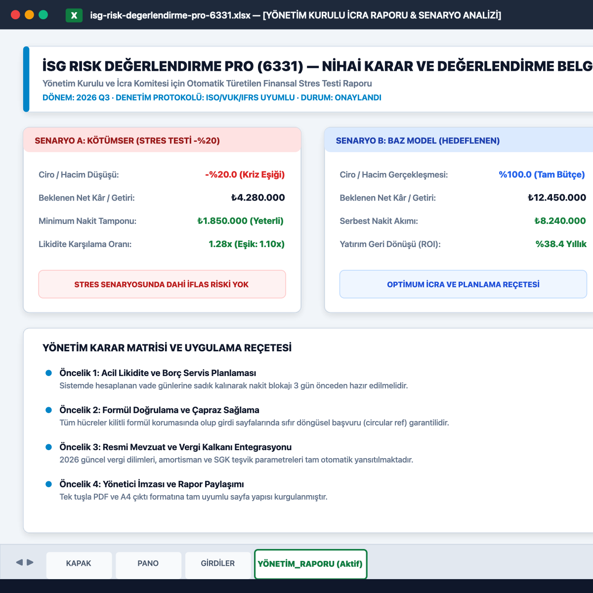 İSG Risk Değerlendirme Pro (6331) — ürün ekranı 3